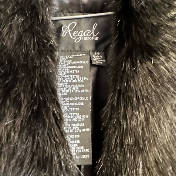 Regal Faux Fur Leopard Print Jacket - Picture 2 of 2